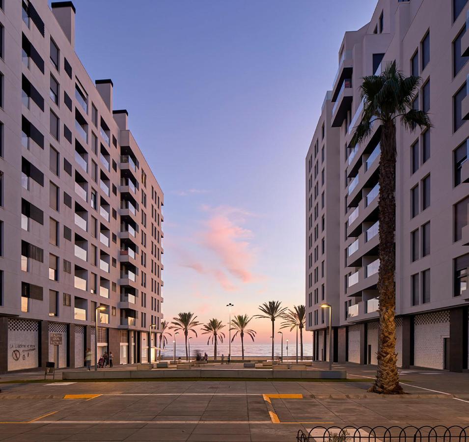 Expoholidays - Primera Linea De Playa Villapepita Parking Gratis Almería Eksteriør billede